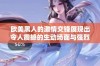 欧美黑人的激情交锋展现出令人震撼的生动场面与强烈情感