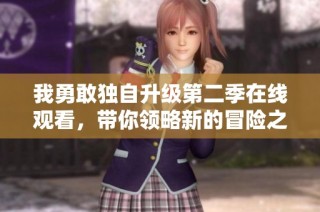 我勇敢独自升级第二季在线观看，带你领略新的冒险之旅