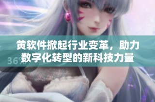 黄软件掀起行业变革，助力数字化转型的新科技力量