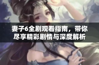 妻子6全剧观看指南，带你尽享精彩剧情与深度解析