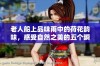 老人船上品味雨中的荷花韵味，感受自然之美的五个瞬间