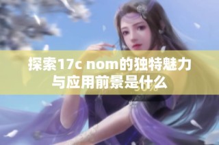 探索17c nom的独特魅力与应用前景是什么