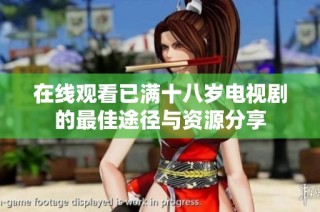 在线观看已满十八岁电视剧的最佳途径与资源分享