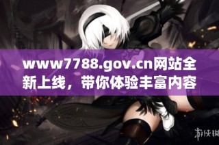 www7788.gov.cn网站全新上线，带你体验丰富内容与服务