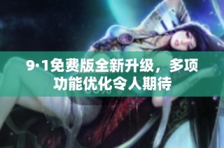 9·1免费版全新升级，多项功能优化令人期待