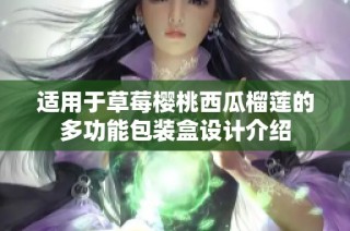 适用于草莓樱桃西瓜榴莲的多功能包装盒设计介绍