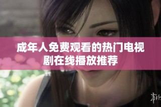 成年人免费观看的热门电视剧在线播放推荐