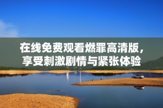 在线免费观看燃罪高清版，享受刺激剧情与紧张体验