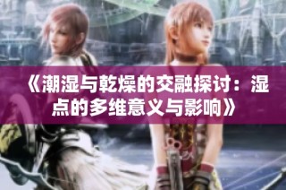 《潮湿与乾燥的交融探讨：湿点的多维意义与影响》