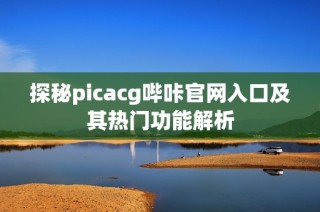 探秘picacg哔咔官网入口及其热门功能解析