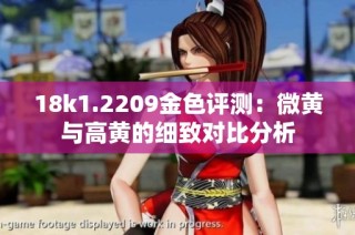 18k1.2209金色评测：微黄与高黄的细致对比分析