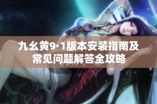 九幺黄9·1版本安装指南及常见问题解答全攻略