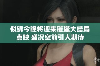 似锦今晚将迎来璀璨大结局点映 盛况空前引人期待