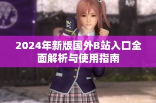 2024年新版国外B站入口全面解析与使用指南