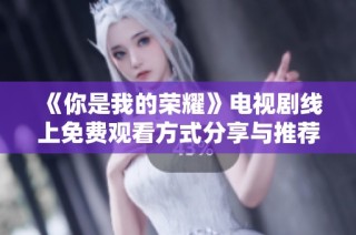 《你是我的荣耀》电视剧线上免费观看方式分享与推荐