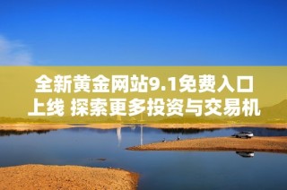 全新黄金网站9.1免费入口上线 探索更多投资与交易机会