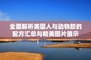 全面解析美国人与动物胶的配方汇总与精美图片展示