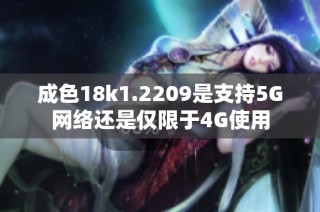 成色18k1.2209是支持5G网络还是仅限于4G使用