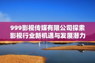 999影视传媒有限公司探索影视行业新机遇与发展潜力