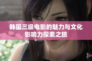 韩国三级电影的魅力与文化影响力探索之旅