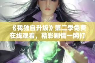 《我独自升级》第二季免费在线观看，精彩剧情一网打尽！