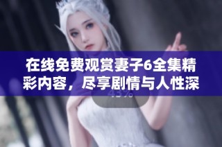 在线免费观赏妻子6全集精彩内容，尽享剧情与人性深度探讨