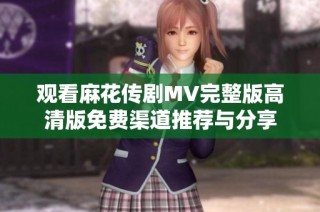 观看麻花传剧MV完整版高清版免费渠道推荐与分享
