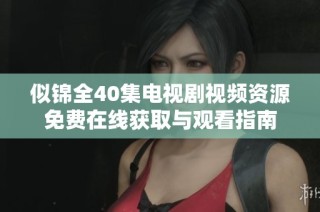 似锦全40集电视剧视频资源免费在线获取与观看指南