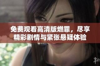 免费观看高清版燃罪，尽享精彩剧情与紧张悬疑体验