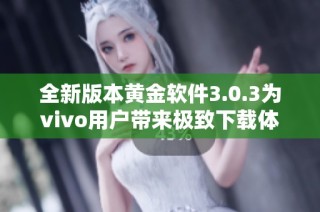 全新版本黄金软件3.0.3为vivo用户带来极致下载体验