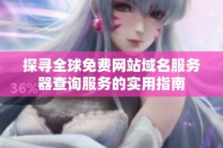 探寻全球免费网站域名服务器查询服务的实用指南