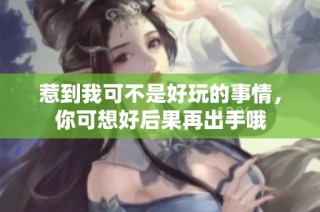 惹到我可不是好玩的事情，你可想好后果再出手哦
