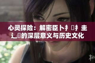 心灵探险：解密臣卜扌喿扌圭辶畐的深层意义与历史文化价值