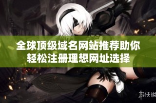 全球顶级域名网站推荐助你轻松注册理想网址选择