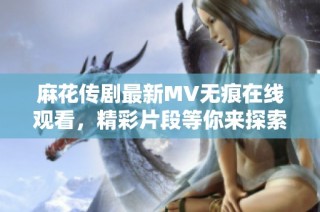 麻花传剧最新MV无痕在线观看，精彩片段等你来探索
