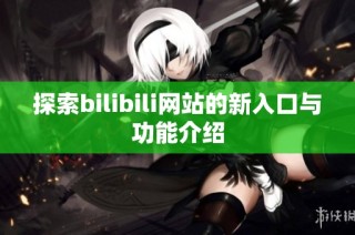 探索bilibili网站的新入口与功能介绍
