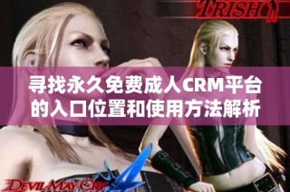 寻找永久免费成人CRM平台的入口位置和使用方法解析