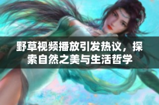 野草视频播放引发热议，探索自然之美与生活哲学