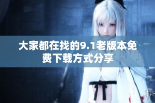 大家都在找的9.1老版本免费下载方式分享
