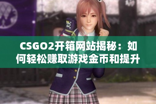 CSGO2开箱网站揭秘：如何轻松赚取游戏金币和提升战斗力