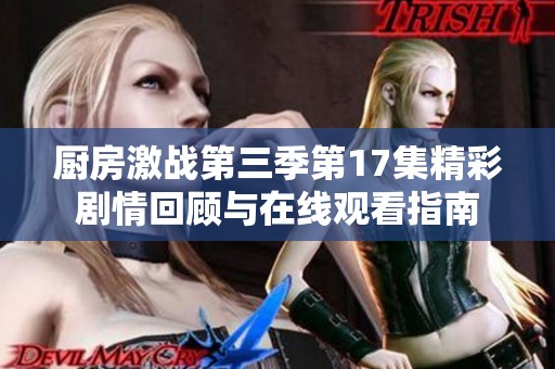 厨房激战第三季第17集精彩剧情回顾与在线观看指南