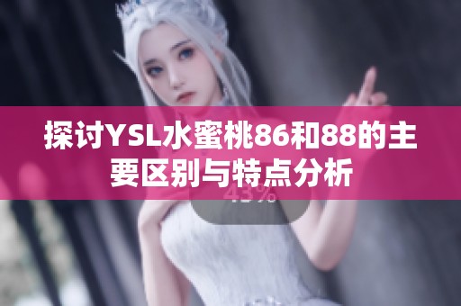 探讨YSL水蜜桃86和88的主要区别与特点分析