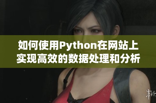 如何使用Python在网站上实现高效的数据处理和分析