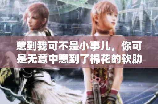 惹到我可不是小事儿，你可是无意中惹到了棉花的软肋哦