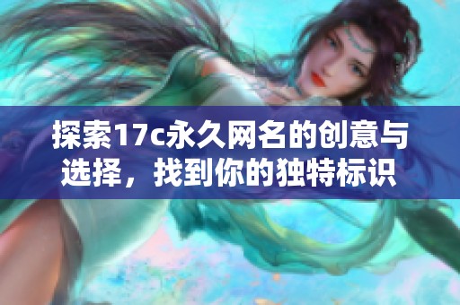 探索17c永久网名的创意与选择，找到你的独特标识