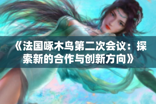 《法国啄木鸟第二次会议：探索新的合作与创新方向》
