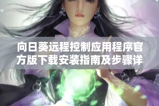 向日葵远程控制应用程序官方版下载安装指南及步骤详解