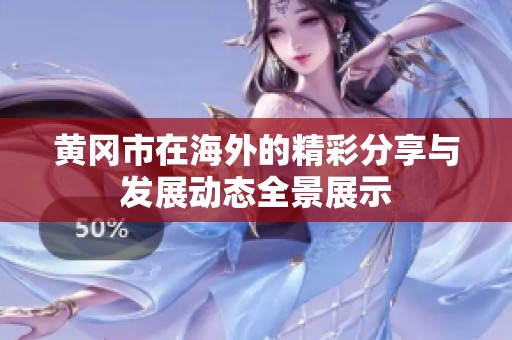 黄冈市在海外的精彩分享与发展动态全景展示