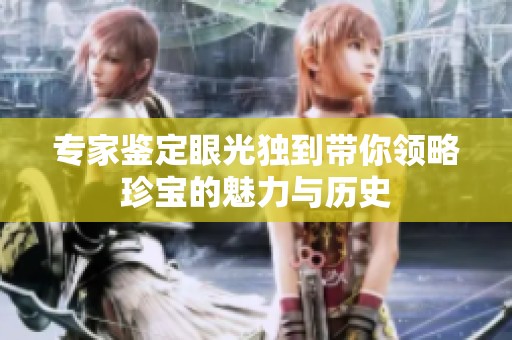 专家鉴定眼光独到带你领略珍宝的魅力与历史