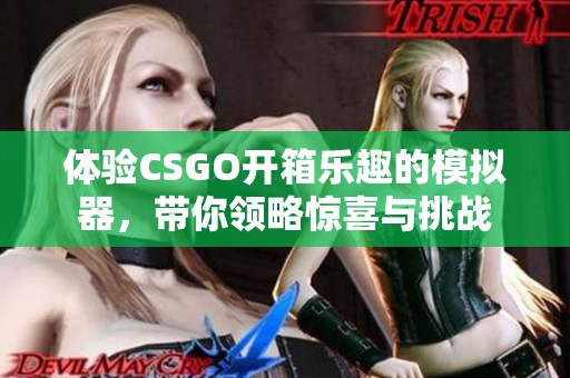 体验CSGO开箱乐趣的模拟器，带你领略惊喜与挑战